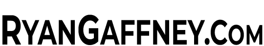 RyanGaffney.com Header Text